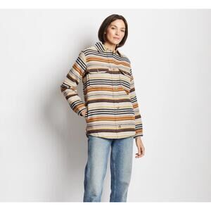 Pendleton WILDWOOD DOUBLESOFT SHIRT JACKET  BRIDGER MULTI COLOR STRIPE XS
